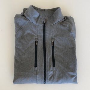 NWOT LuLu Lemon 🍋 Grey Men’s L Zipper Pullover